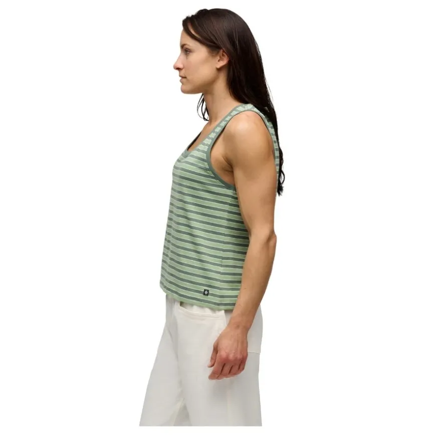 Camisetas manga corta Black diamond W Bd Stripe Tank Long