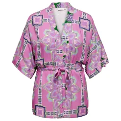 Camisetas manga corta Carmakoma Carkendra Life 3 4 Tie Kimono Aop