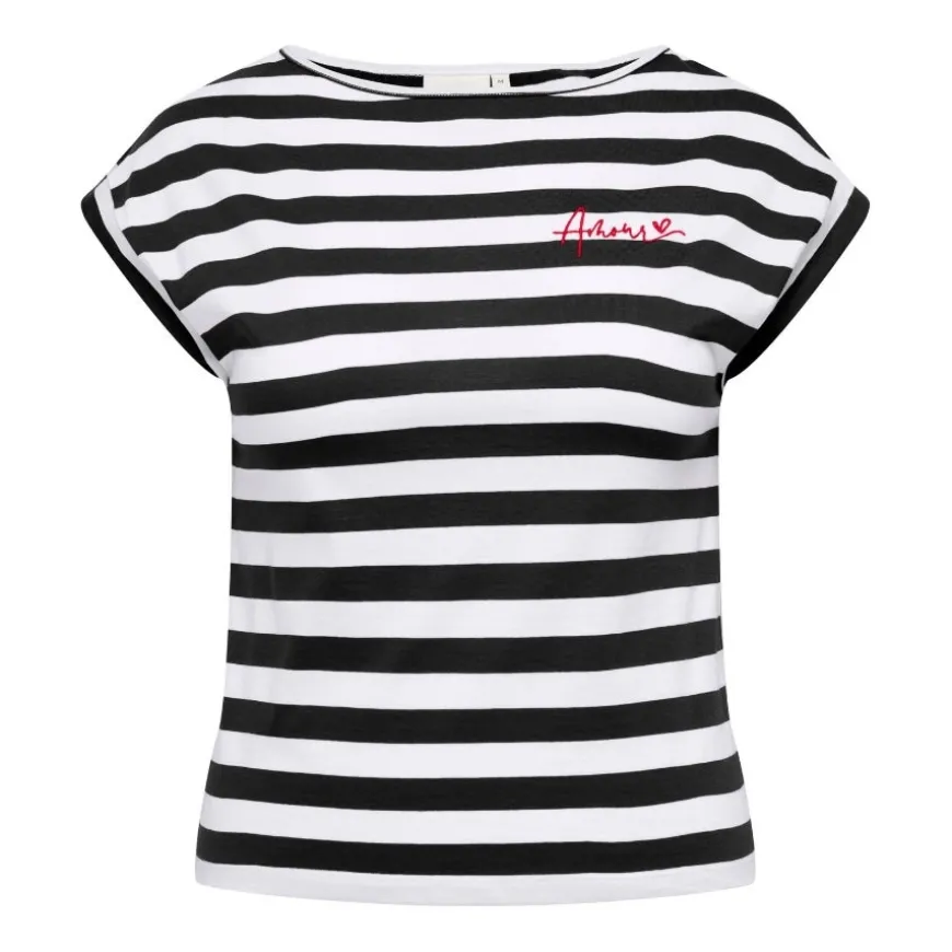 Camisetas manga corta Carmakoma Cardani Life S S Capsleeve Boatneck Top