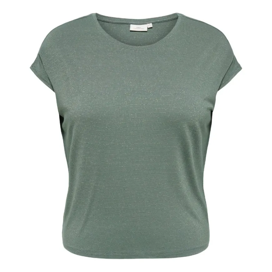 Camisetas manga corta Carmakoma Carclaudia S S Glitter Top Noos