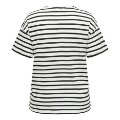 Camisetas manga corta Carmakoma Carnellie S S Stripe Heart Top Jrs