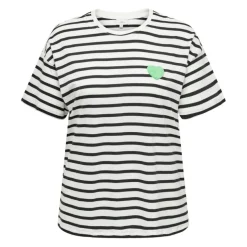 Camisetas manga corta Carmakoma Carnellie S S Stripe Heart Top Jrs
