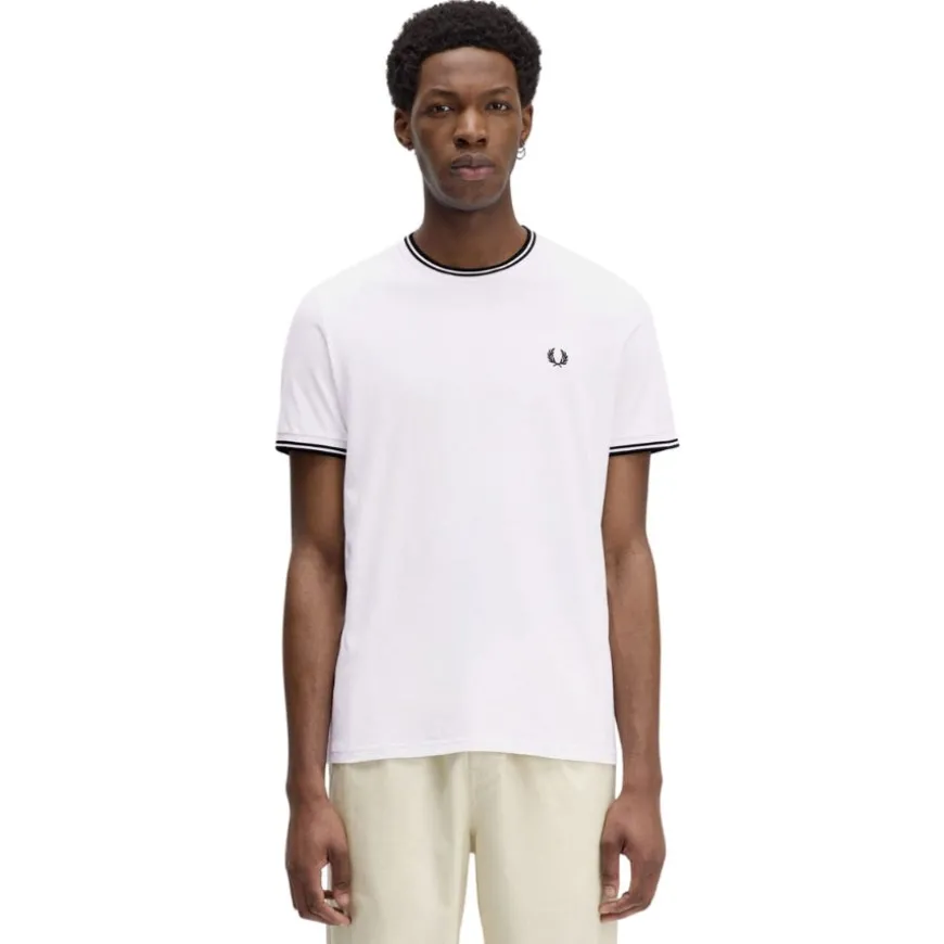 Camisetas manga corta Fred perry Twin Tipped T-Shirt