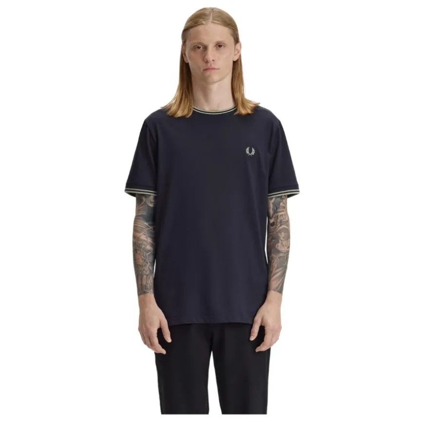 Camisetas manga corta Fred perry Twin Tipped T-Shirt