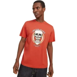 Camisetas manga corta Jack & jones Joranatomy Skull Tee Ss Crew Neck Ln