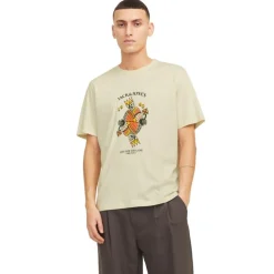 Camisetas manga corta Jack & jones Joranatomy Skull Tee Ss Crew Neck Ln