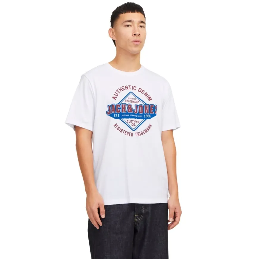 Camisetas manga corta Jack & jones Promotees Jjelogo Tee Ss O-Neck 2 Col Ss25 Sn
