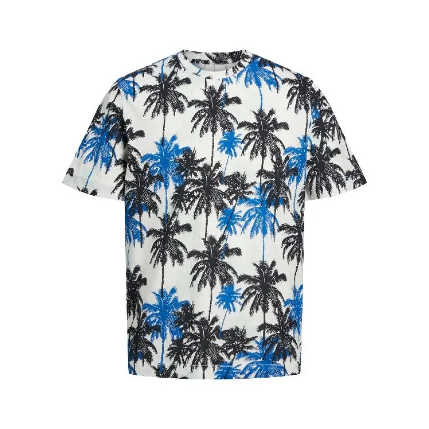Camisetas manga corta Jack & jones plus Jortulum Aop Tee Ss Crew Neck Pls