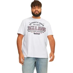 Camisetas manga corta Jack & jones plus Jjelogo Tee Ss O-Neck 24 25 Noos Pls