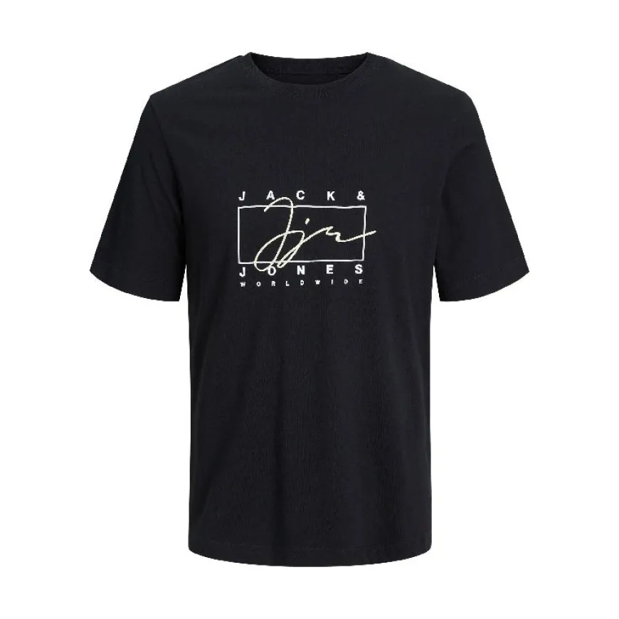 Camisetas manga corta Jack & jones plus Jorsplash Branding Tee Ss Crew Nec Pls