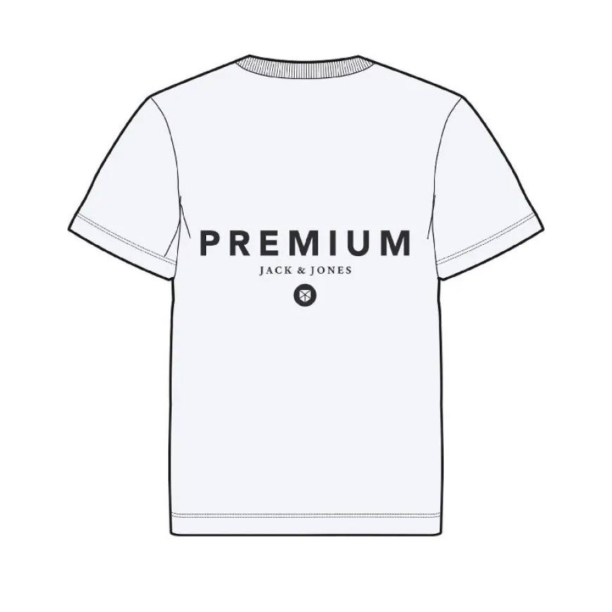 Camisetas manga corta Jack & jones plus Jprccmason B Ack Print Tee Ss Crew Pls