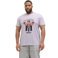 Camisetas manga corta Jack & jones plus Joranatomy Skull Tee Ss Crew Neck Pls