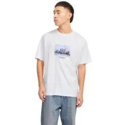 Camisetas manga corta Jack & jones Jorvesterbro Picture Tee Ss Crew Neck Sn