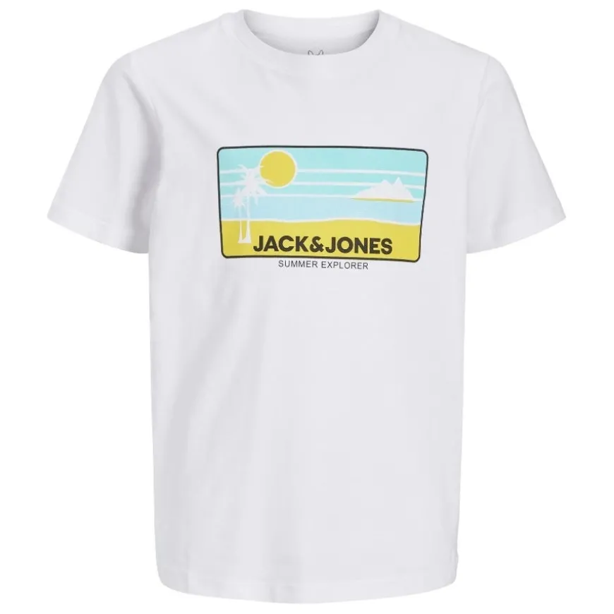 Camisetas manga corta Jack & jones Jjcolton Photoprint Tee Ss Crew Ne Jnr