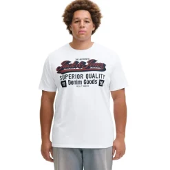 Camisetas manga corta Jack & jones plus Jjelogo Tee Ss Oneck 2 Col Aw25 Noos Pls