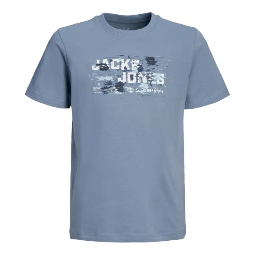 Camisetas manga corta Jack & jones Jcooutdoor Logo Tee Aw24 Ss Crew Sn Jnr