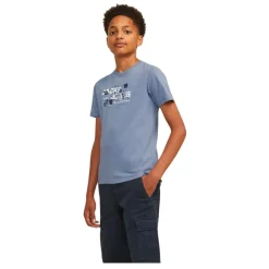 Camisetas manga corta Jack & jones Jcooutdoor Logo Tee Aw24 Ss Crew Sn Jnr