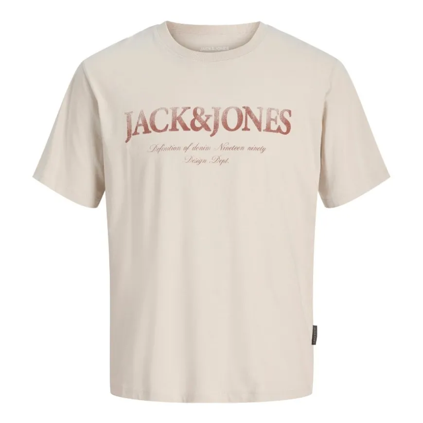 Camisetas manga corta Jack & jones Jjdevin Daytona Print Tee Ss Crew Ln