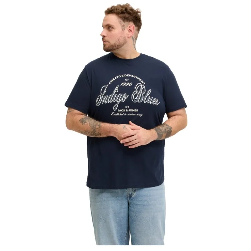 Camisetas manga corta Jack & jones plus Jjedenver Graphic Tee Ss O-Neck Sn Pls
