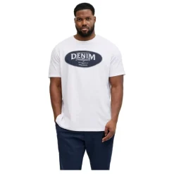Camisetas manga corta Jack & jones plus Jjedover Denim Tee Ss O-Neck Sn Pls