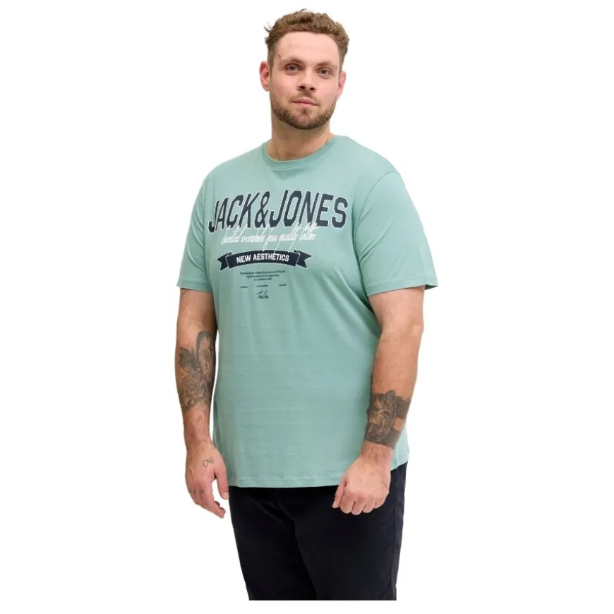Camisetas manga corta Jack & jones plus Jjelogo Tee Ss O-Neck 2 Col Ss26 Sn Pls