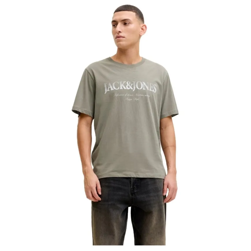 Camisetas manga corta Jack & jones Jjdevin Daytona Print Tee Ss Crew Ln