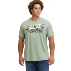 Camisetas manga corta Jack & jones plus Jjelogo Tee Ss Oneck 2 Col Aw25 Noos Pls