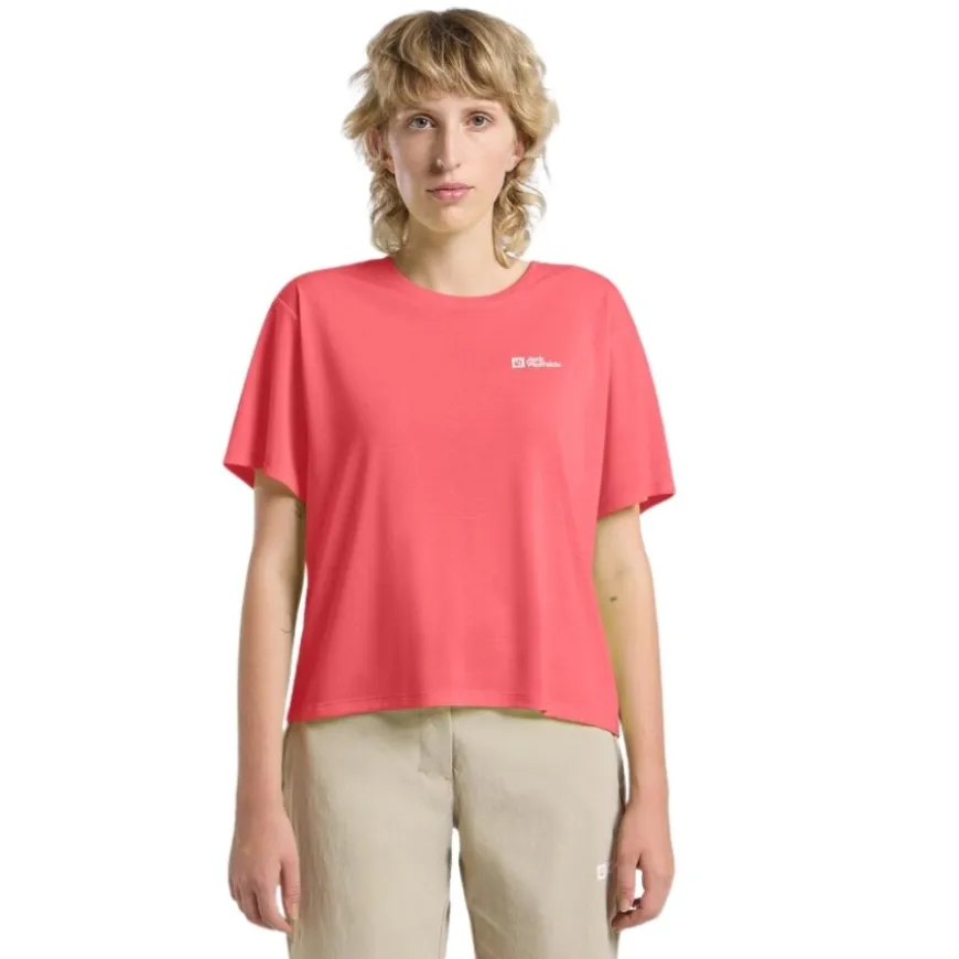 Camisetas manga corta Jack wolfskin Vonnan Crop T W