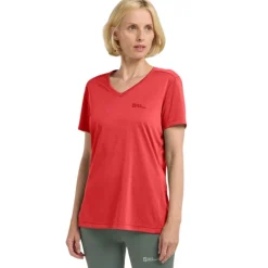 Camisetas manga corta Jack wolfskin Crosstrail T Women