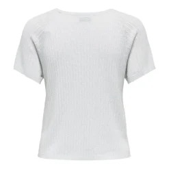 Camisetas manga corta Jdy Jdybodilla S S Glitter Pullover Knt Noos