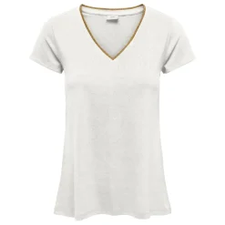 Camisetas manga corta Jdy Jdydalila S S V- Neck Lurex Top Jrs Atk