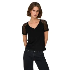 Camisetas manga corta Jdy Jdysolar S S O Neck Top Jrs Noos