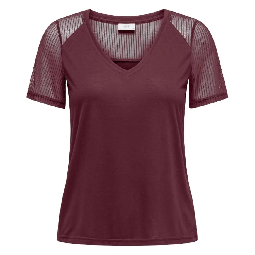 Camisetas manga corta Jdy Jdystinne S S Stripe Mesh Top Jrs