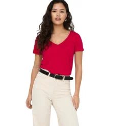 Camisetas manga corta Jdy Jdydalila S S V- Neck Lurex Top Jrs Atk