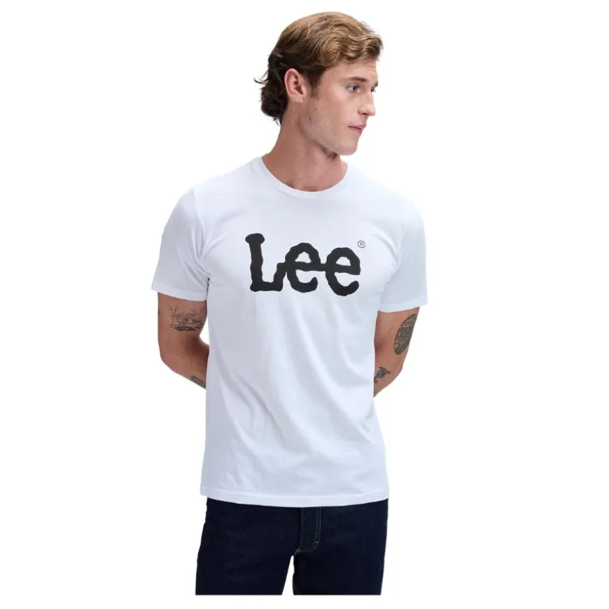 Camisetas manga corta Lee WOOBLY Logo Tee Whtie L65QA