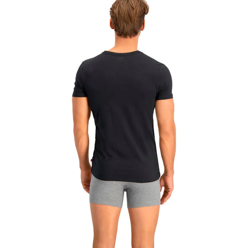 Camisetas manga corta Levis Levis Men Solid Crew 2P