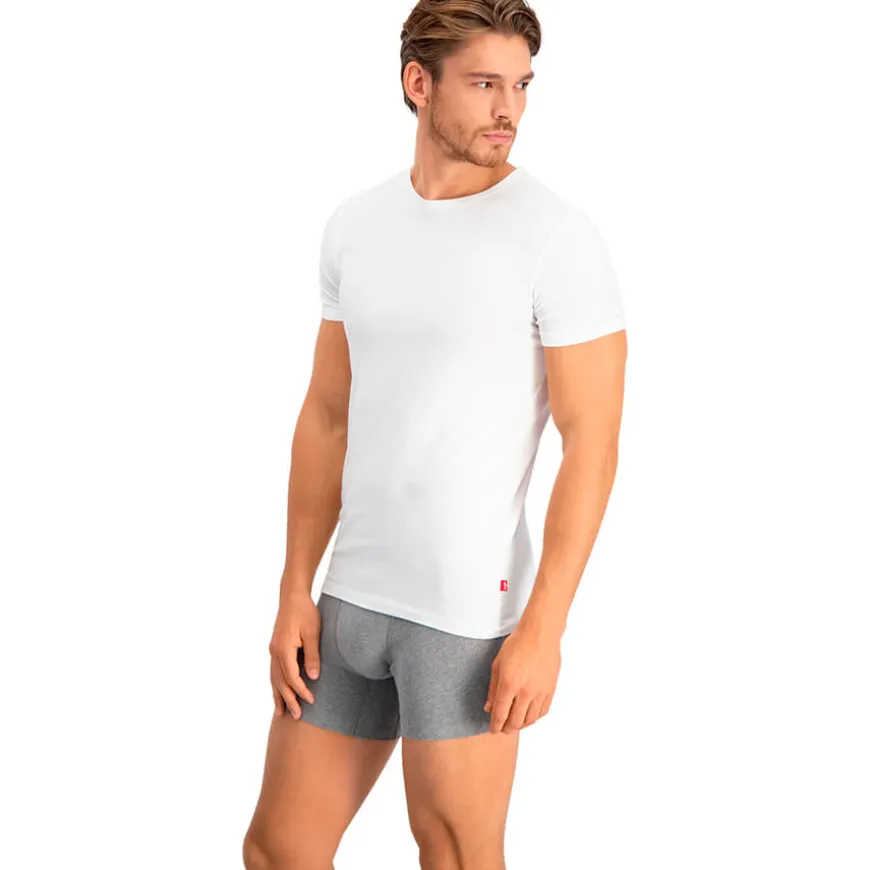 Camisetas manga corta Levis Levis Men Solid Crew 2P