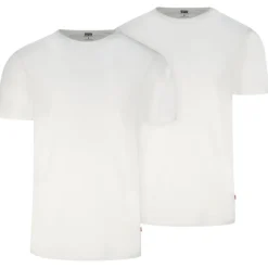 Camisetas manga corta Levis Levis Men Solid Crew 2P