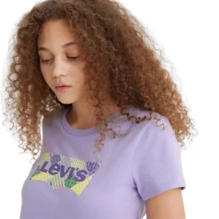 Camisetas manga corta Levis The Perfect Tee 501 Quilt Bw F