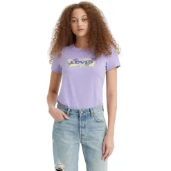 Camisetas manga corta Levis The Perfect Tee 501 Quilt Bw F