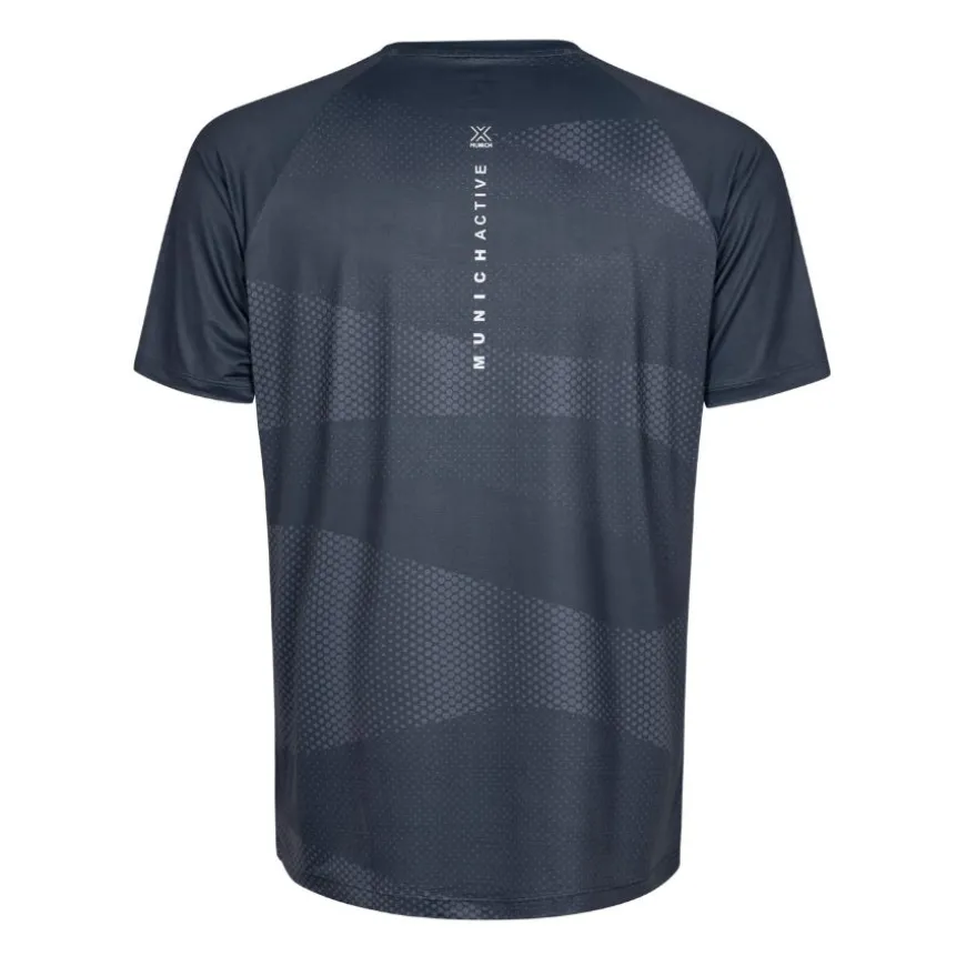 Camisetas manga corta Munich Padel T-Shirt Smash Black