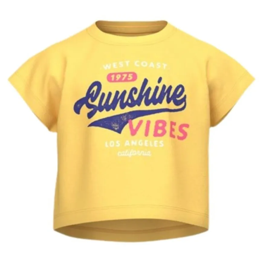 Camisetas manga corta Name-it N.U. Nkfvilma Capsl Crop Top F1 Noos