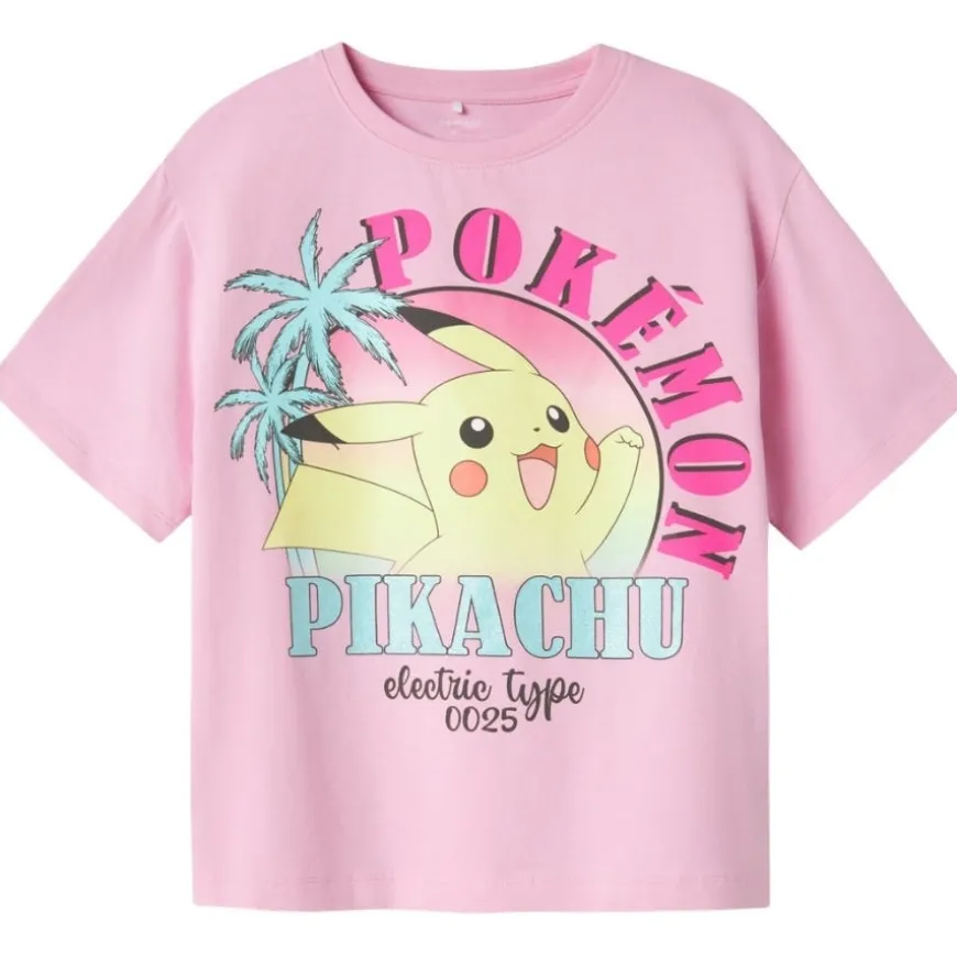 Camisetas manga corta Name-it Nkffami Pokemon Ss Nreg Top Sky
