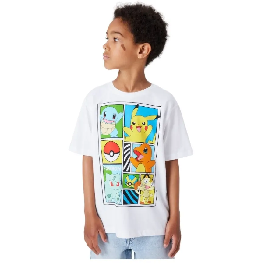 Camisetas manga corta Name-it Nkmdams Pokemon Ss Nreg Top Box Noos Sky