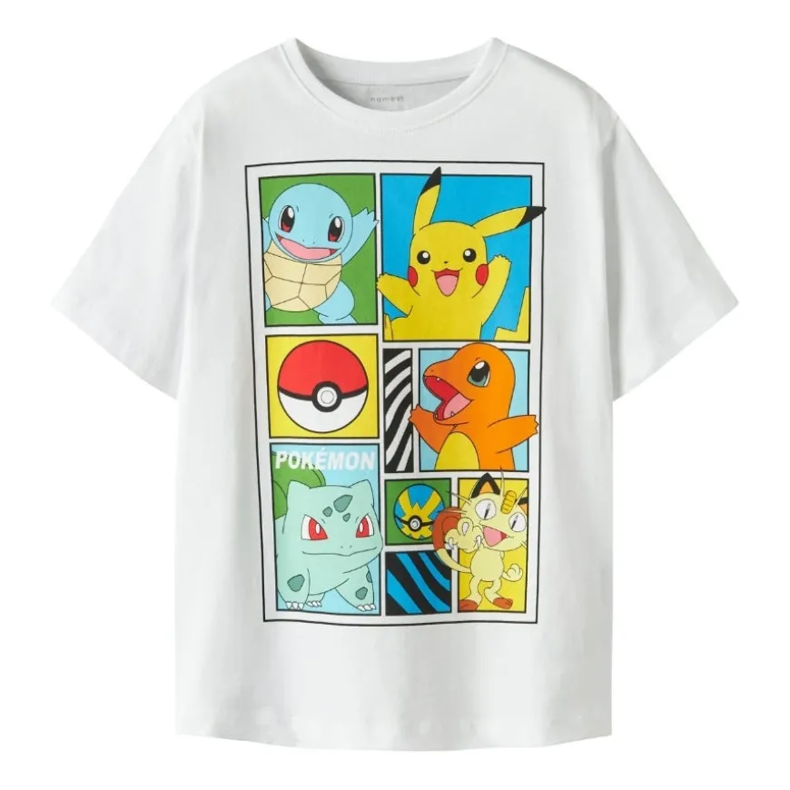 Camisetas manga corta Name-it Nkmdams Pokemon Ss Nreg Top Box Noos Sky