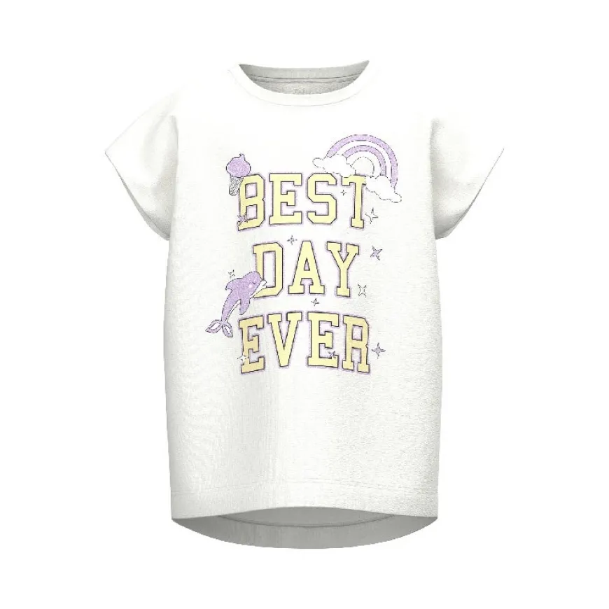 Camisetas manga corta Name-it Nmfviolet Capsl Top H1