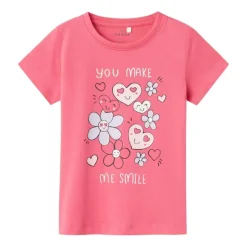 Camisetas manga corta Name-it Nkfdulerod Ss Short Loose Top