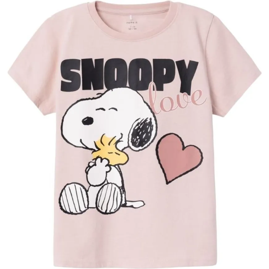 Camisetas manga corta Name-it N.U. Nkfnanni Snoopy Ss Top Noos Vde