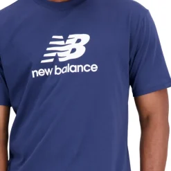 Camisetas manga corta New balance Essentials Stacked Logo Cotton Jersey Short Sleeve