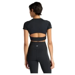 Camisetas manga corta New balance Fast Days Fitted Crop T-Shirt